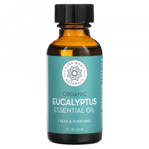 Pure Body Naturals, органическое эфирное масло эвкалипта, 30 мл (1 жидкая унция) (товар снят с производства)