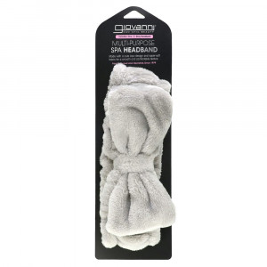 Giovanni, Multi-Purpose Spa Headband, Gray, 1 Headband