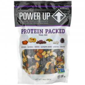 Power Up, Протеиновая смесь из сухофруктов и орехов, 397 г (14 унций) Power Up, Протеиновая смесь из сухофруктов и орехов, 397 г (14 унций)