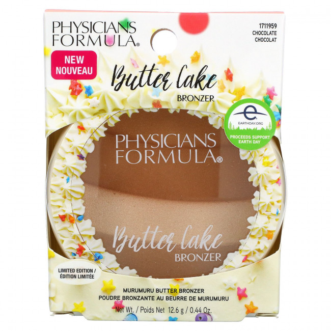 Physicians Formula, Ограниченная серия. Butter Cake Bronzer, шоколадный, 12,6 г (0,44 унции)
