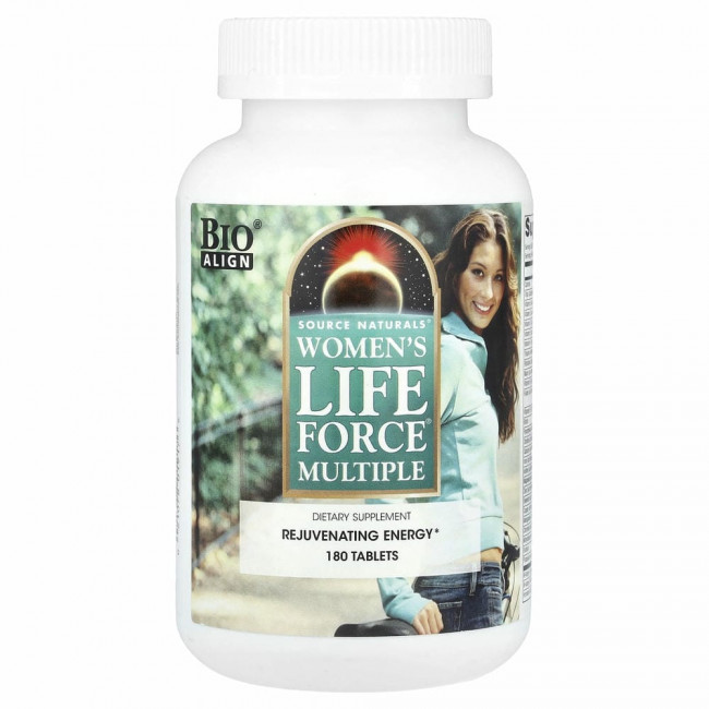 Source Naturals, Women's Life Force Multiple, 180 таблеток