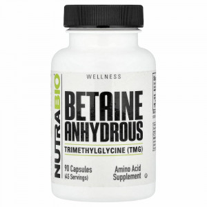 Nutrabio Labs, Безводный бетаин, 90 капсул