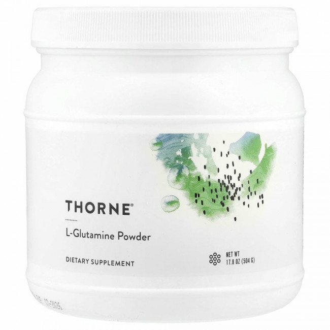 Thorne Research, Порошок L-глутамина, 513 г (1,1 фунта) Thorne Research, Порошок L-глутамина, 513 г (1,1 фунта)