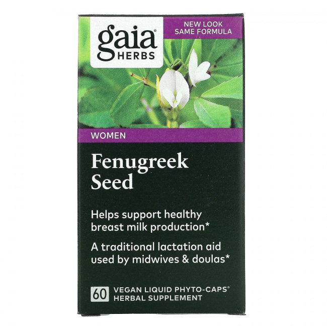 Gaia Herbs, Fenugreek Seed, 60 Vegetarian Liquid Phyto-Caps Gaia Herbs, Fenugreek Seed, 60 Vegetarian Liquid Phyto-Caps