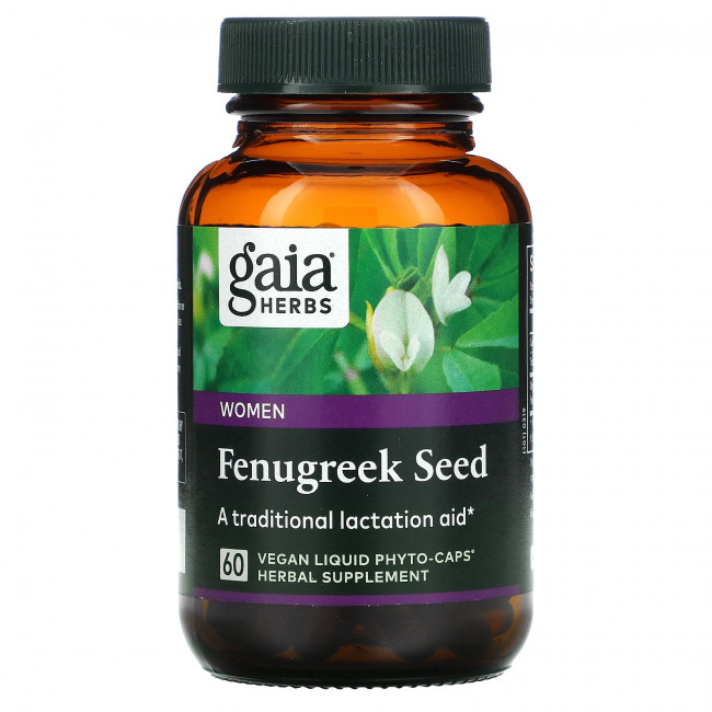 Gaia Herbs, Fenugreek Seed, 60 Vegetarian Liquid Phyto-Caps Gaia Herbs, Fenugreek Seed, 60 Vegetarian Liquid Phyto-Caps