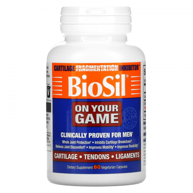 BioSil by Natural Factors, On Your Game, 60 вегетарианских капсул