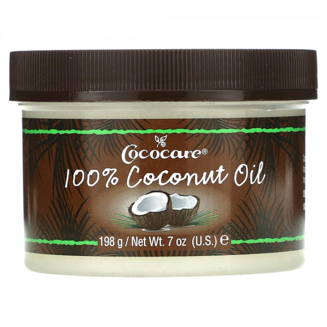 Cococare, 100% кокосовое масло, 198 г (7 унций) Cococare, 100% кокосовое масло, 198 г (7 унций)