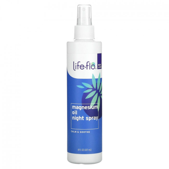 Life-flo, успокаивающий ночной спрей с магниевым маслом, 237 мл (8 жидк. унций)