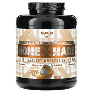Axe & Sledge Supplements, Home Made, Meal Replacement, Sweet Potato Pie, 6.28 lbs (2,850 g)