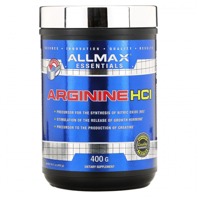 ALLMAX Nutrition, аргинин гидрохлорид, 400 г (14 унций) ALLMAX Nutrition, аргинин гидрохлорид, 400 г (14 унций)