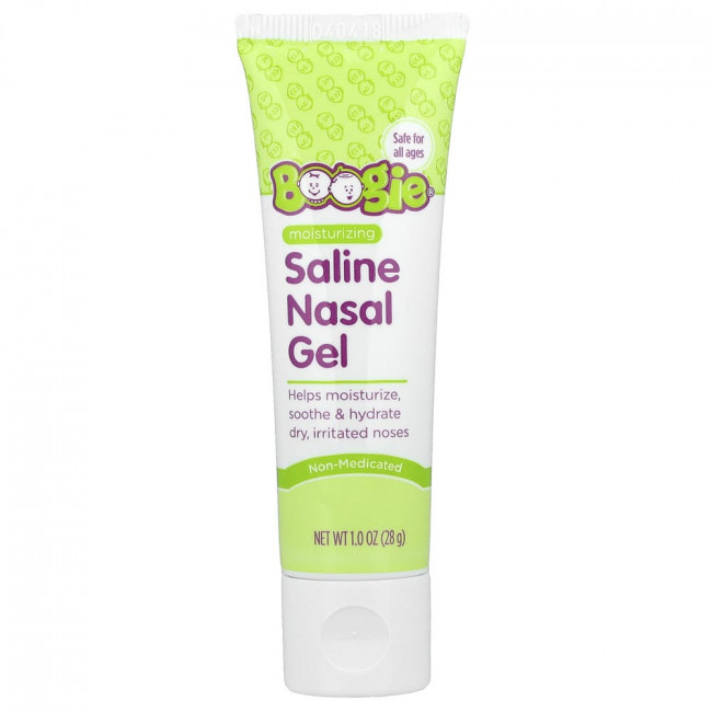 Влажные салфетки Boogie Wipes, солевой гель для носа, 28 г (1 унция)