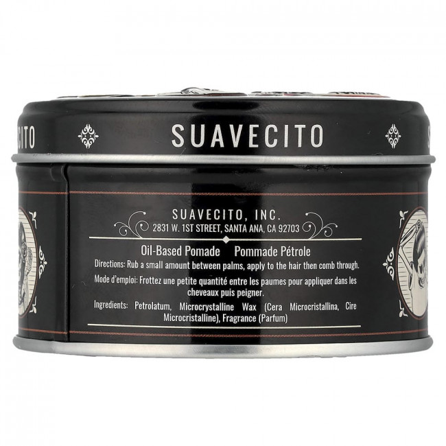 Suavecito, помада на масляной основе, 85 г (3 унции) Suavecito, помада на масляной основе, 85 г (3 унции)