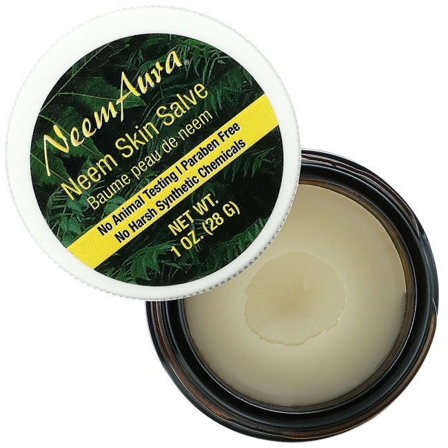 NeemAura, бальзам для кожи с нимом, 28 г (1 унция) NeemAura, бальзам для кожи с нимом, 28 г (1 унция)