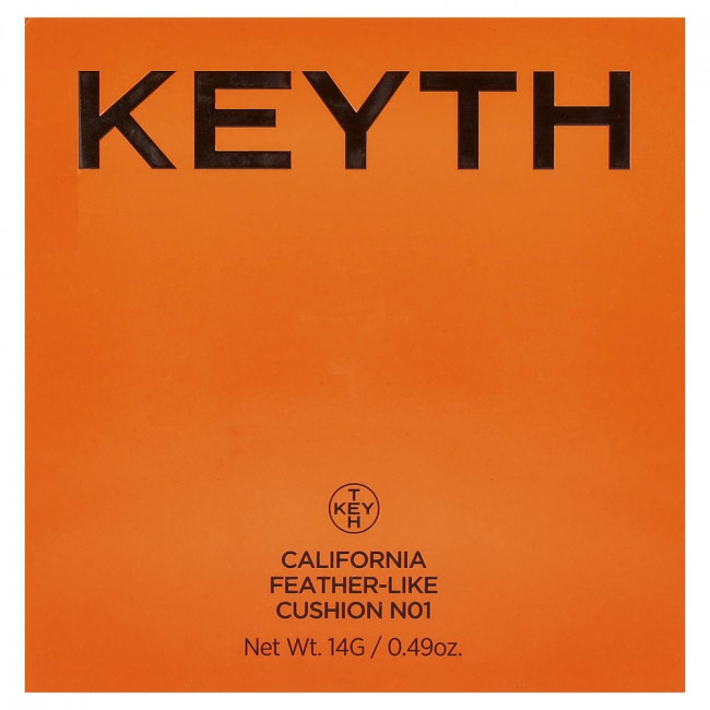 KEYTH, California Feather-Like Cushion, N01 Light Beige, 0.49 oz (14 g) KEYTH, California Feather-Like Cushion, N01 Light Beige, 0.49 oz (14 g)
