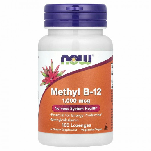 NOW Foods, Methyl B-12, метилкобаламин, 1000 мкг, 100 таблеток для рассасывания &mdash; 
