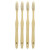 Plus Ultra, Bamboo Toothbrushes, Adult, Soft, 4 Pack