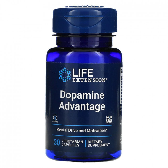 Life Extension, Dopamine Advantage, 30 вегетарианских капсул Life Extension, Dopamine Advantage, 30 вегетарианских капсул