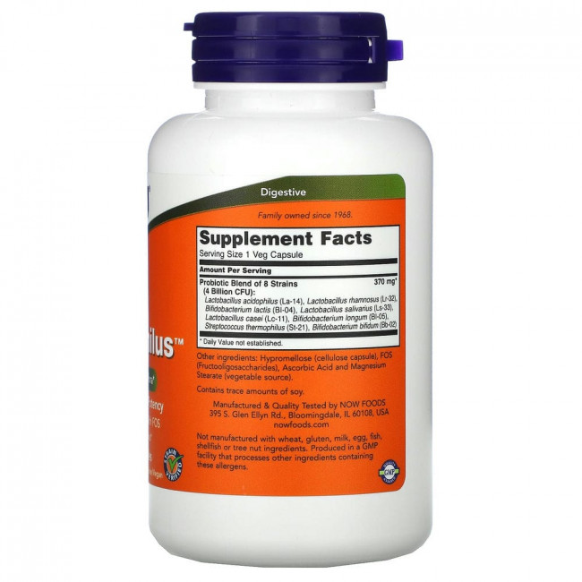 NOW Foods, Gr8-Dophilus, 120 вегетарианских капсул
