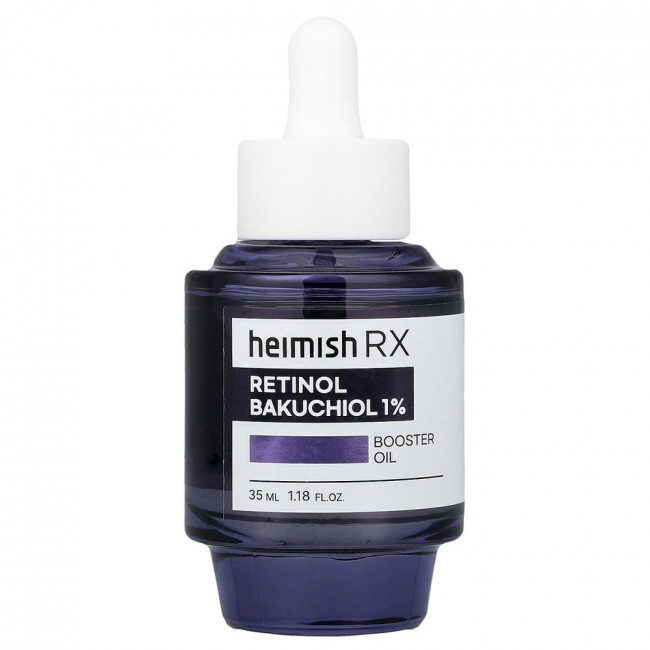 Heimish, RX, Ретинол Бакучиол 1% Бустерное масло, 35 мл (1,18 жидких унций)