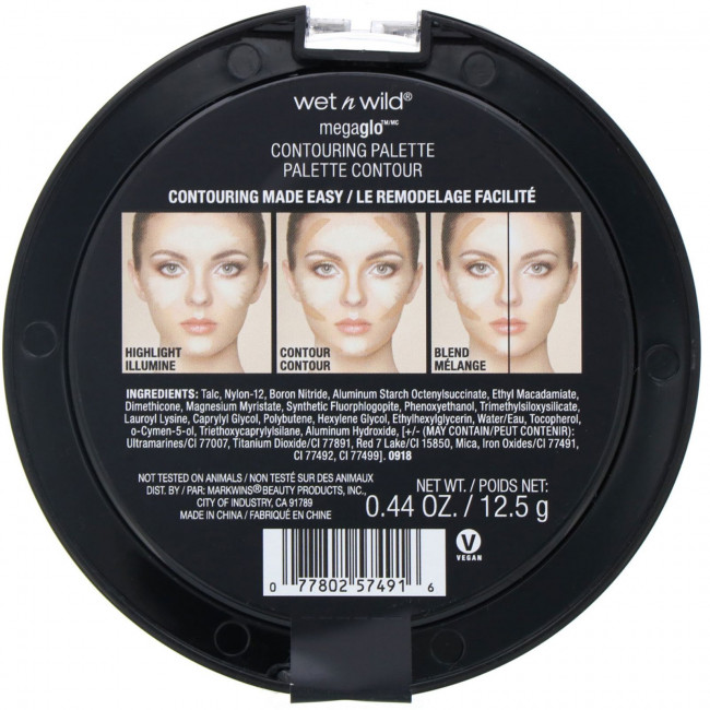 Wet n Wild, Набор для контурирования MegaGlo, оттенки Dulce De Leche, 12,5 г Wet n Wild, Набор для контурирования MegaGlo, оттенки Dulce De Leche, 12,5 г