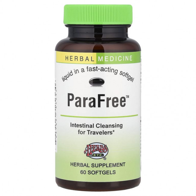 Herbs Etc., ParaFree™, 60 мягких таблеток