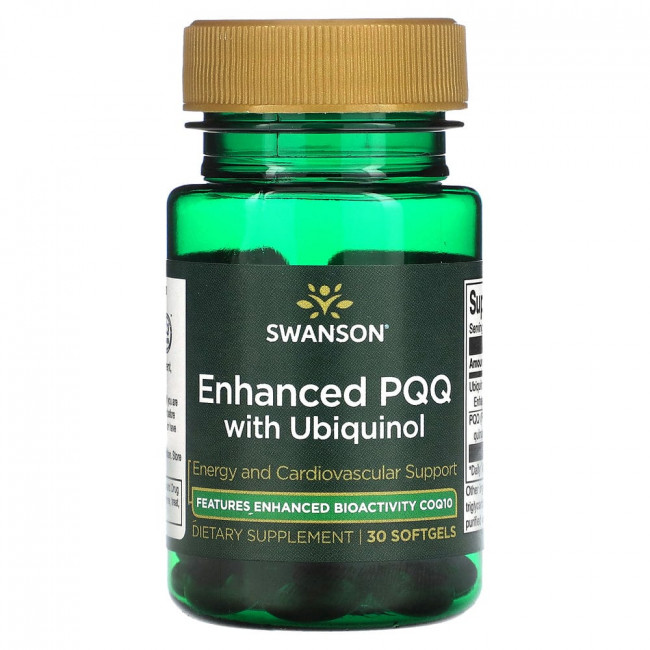 Swanson, Улучшенный PQQ с убихинолом, 30 мягких таблеток