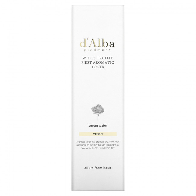 d'Alba, Ароматический тоник с белым трюфелем, 155 мл (5,24 жидк. Унции)