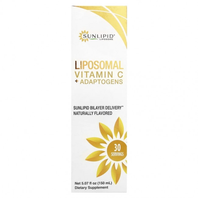 Sunlipid, липосомальный витамин C с адаптогенами, 150 мл (5,07 жидк. унции) Sunlipid, липосомальный витамин C с адаптогенами, 150 мл (5,07 жидк. унции)
