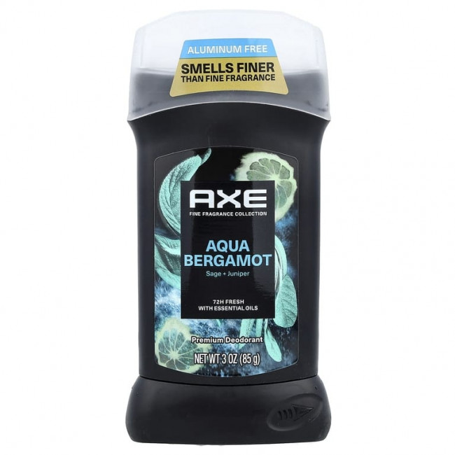 AXE, премиальный дезодорант, вода с бергамотом, 85 г (3 унции) AXE, премиальный дезодорант, вода с бергамотом, 85 г (3 унции)