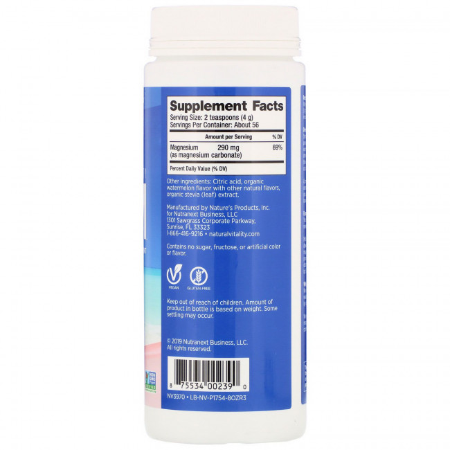 Natural Vitality, Calm, смесь для приготовления антистресс-напитка, арбуз, 226 г (8 унций) Natural Vitality, Calm, смесь для приготовления антистресс-напитка, арбуз, 226 г (8 унций)