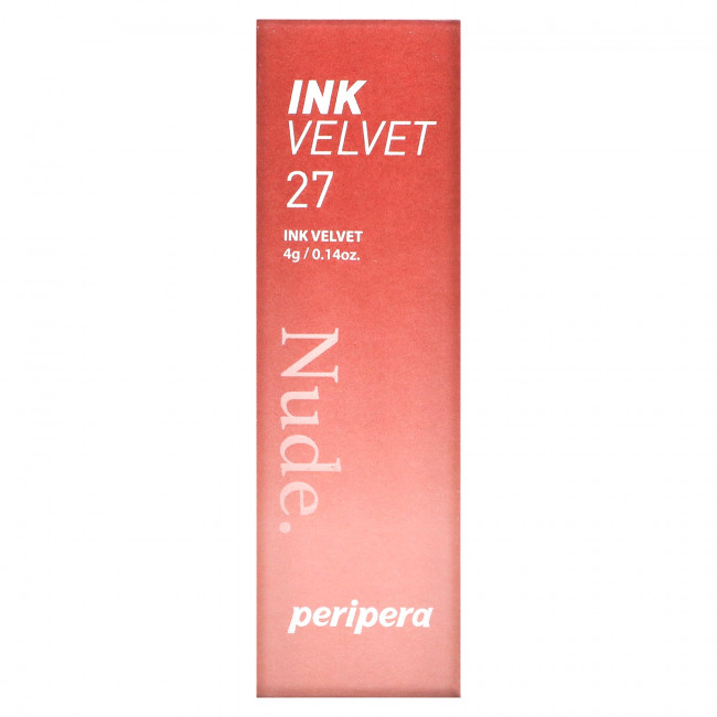 Peripera, Ink Velvet, 27 клубничный нюд, 4 г (0,14 унции) Peripera, Ink Velvet, 27 клубничный нюд, 4 г (0,14 унции)