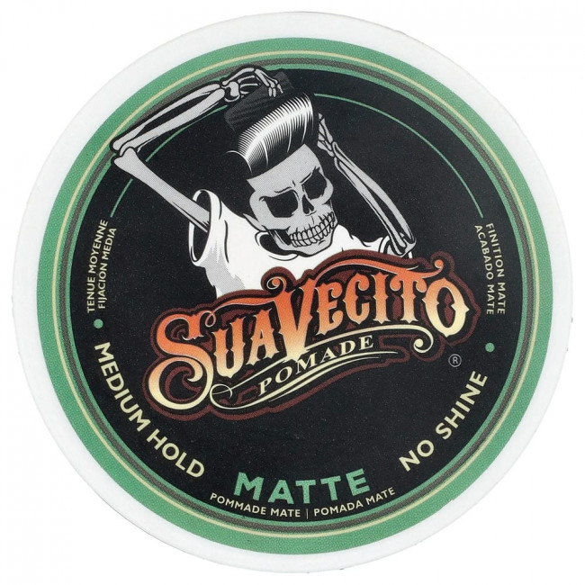 Suavecito, Помада, матовая, 4 унции (114 г) Suavecito, Помада, матовая, 4 унции (114 г)