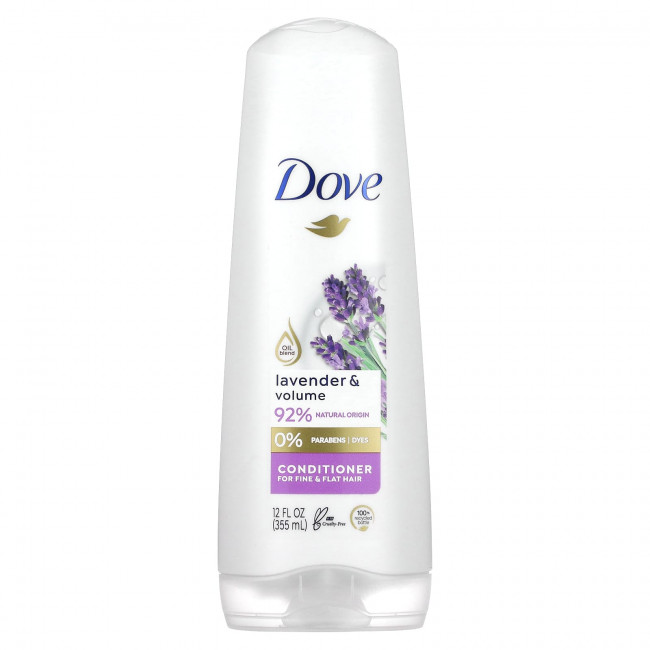 Dove, Кондиционер с лавандой для придания объема, 355 мл (12 жидк. Унций) Dove, Кондиционер с лавандой для придания объема, 355 мл (12 жидк. Унций)