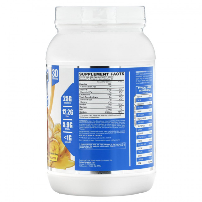 Nutrex Research, Isofit, Banana Foster, 990 г (2,2 фунта) Nutrex Research, Isofit, Banana Foster, 990 г (2,2 фунта)