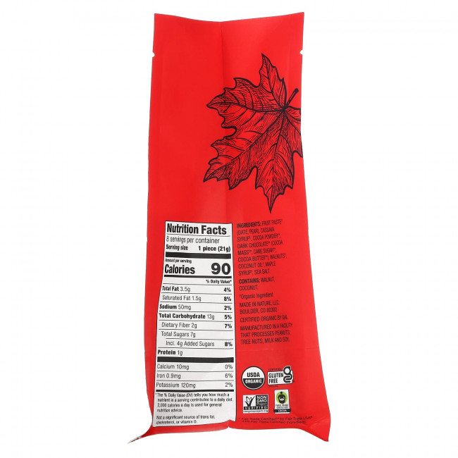 Made in Nature, Fundge Brownie Minis, кленовый орех, 8 пирожных, 168 г (5,92 унции) Made in Nature, Fundge Brownie Minis, кленовый орех, 8 пирожных, 168 г (5,92 унции)