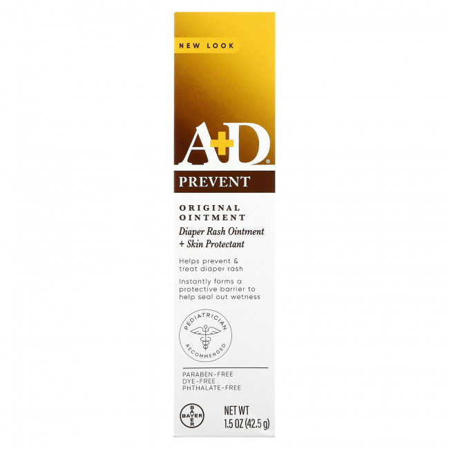 A+D, Original Ointment, мазь от пеленочной сыпи + средство для защиты кожи, 42,5 г (1,5 унции) A+D, Original Ointment, мазь от пеленочной сыпи + средство для защиты кожи, 42,5 г (1,5 унции)