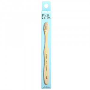 Plus Ultra, Bamboo Toothbrush, Brush Smile Repeat, Child, Soft, 1 Toothbrush