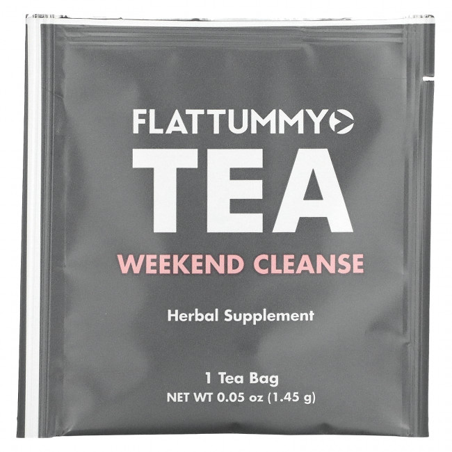 Flat Tummy, Очищающая 30-дневная программа на выходные, 8 чайных пакетиков, по 1,45 г (0,05 унции) Flat Tummy, Очищающая 30-дневная программа на выходные, 8 чайных пакетиков, по 1,45 г (0,05 унции)
