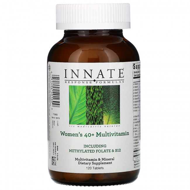 Innate Response Formulas, мультивитамины для женщин старше 40 лет, 120 таблеток Innate Response Formulas, мультивитамины для женщин старше 40 лет, 120 таблеток