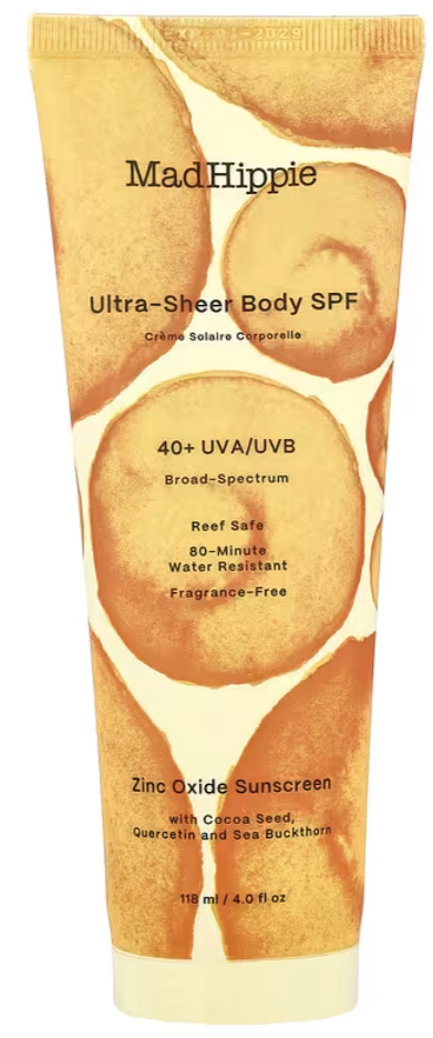 Mad Hippie, Ultra-Sheer Body, SPF, 40+, 118 мл (4 жидк. Унции)