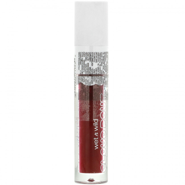 Wet n Wild, Cloud Pout, мусс для губ из зефира, вино I'm On Cloud, 3 мл (0,10 жидк. Унции) Wet n Wild, Cloud Pout, мусс для губ из зефира, вино I'm On Cloud, 3 мл (0,10 жидк. Унции)