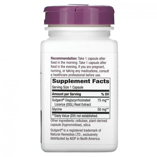 Nature's Way, DGL Ultra, глицирризинат солодки, 75 мг, 90 веганских капсул