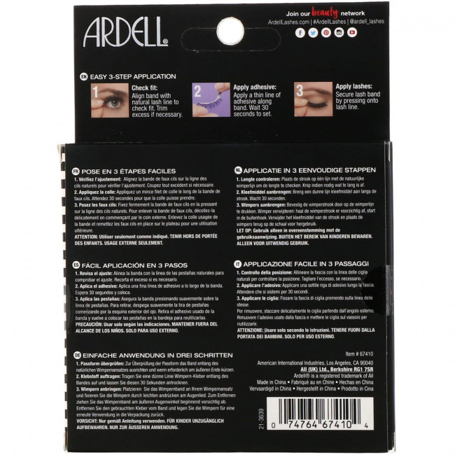 Ardell, Faux Mink, Lash #811, 4 Pairs Ardell, Faux Mink, Lash #811, 4 Pairs