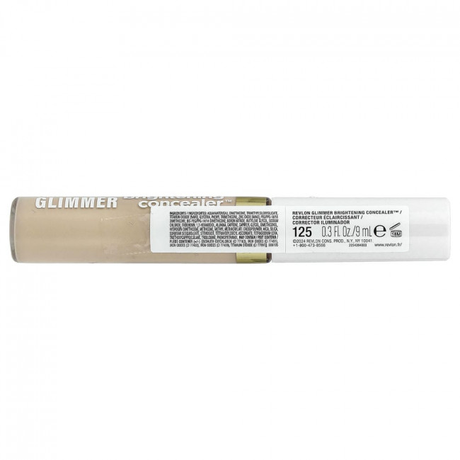 Revlon, Glimmer, Brightening Concealer™, 125, 0.3 fl oz (9 ml)