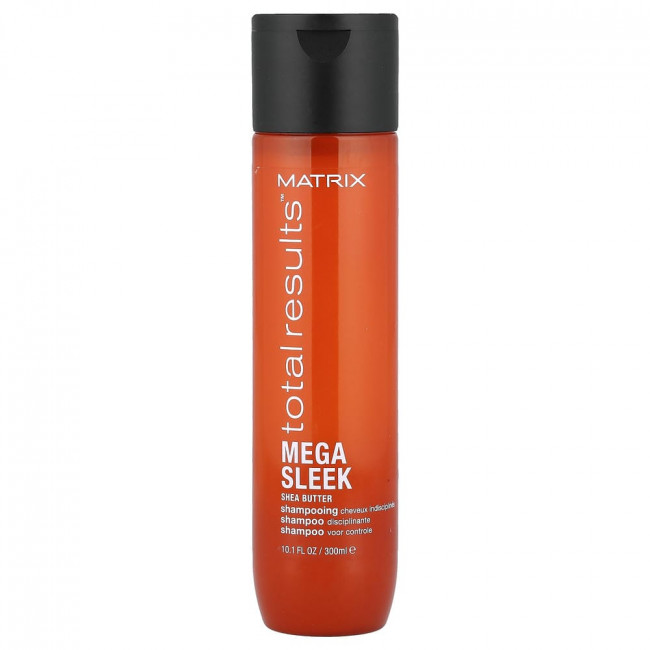 Matrix, Total Results™, Mega Sleek Shampoo, Shea Butter, 10.1 fl oz (300 ml)