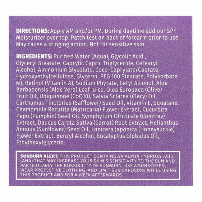 Reviva Labs, крем с 10% гликолевой кислотой, с антивозрастным эффектом, 55 г (2,0 унции)