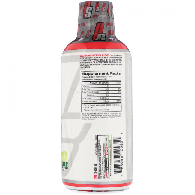 ProSupps, L-карнитин 3000, зеленое яблоко, 16 жидких унций (473 мл) ProSupps, L-карнитин 3000, зеленое яблоко, 16 жидких унций (473 мл)