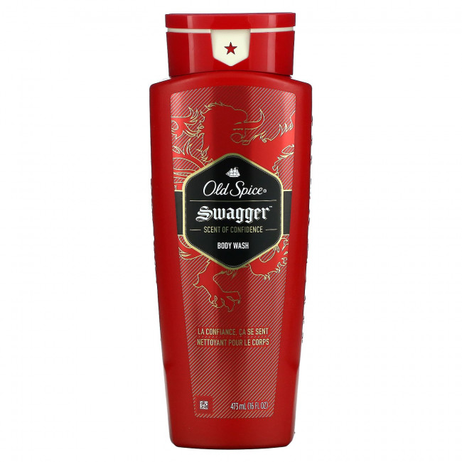 Old Spice, Гель для душа, Swagger, 473 мл (16 жидк. Унций) Old Spice, Гель для душа, Swagger, 473 мл (16 жидк. Унций)