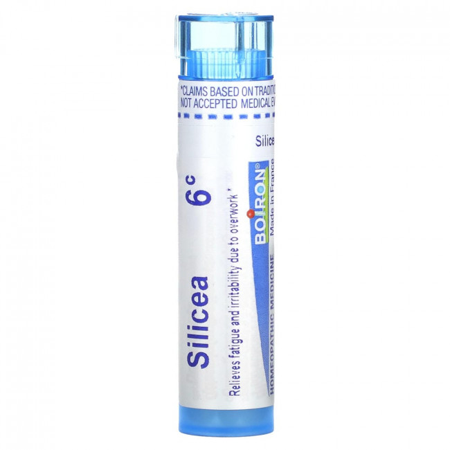 Boiron, Silicea, 6C, средство от усталости, около 80 гранул