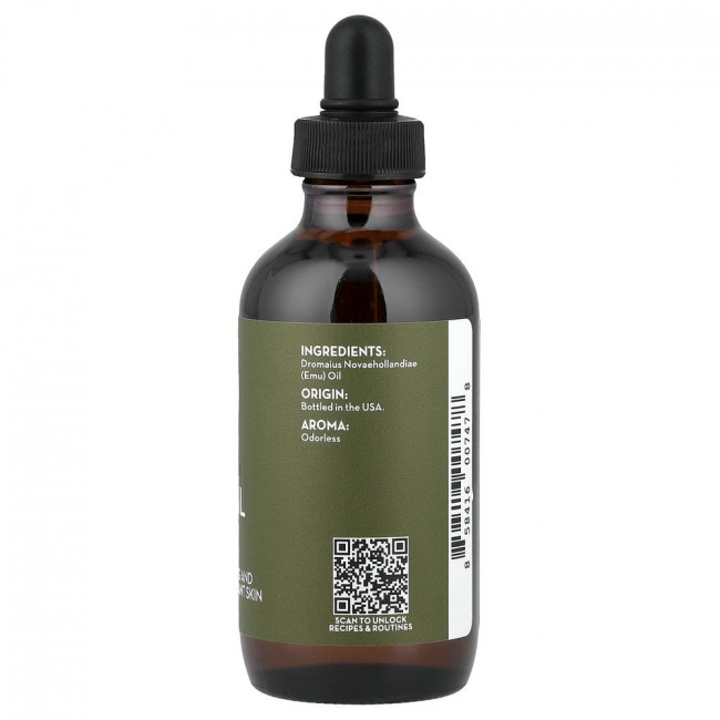 Pure Body Naturals, масло эму, 118 мл (4 жидких унции)